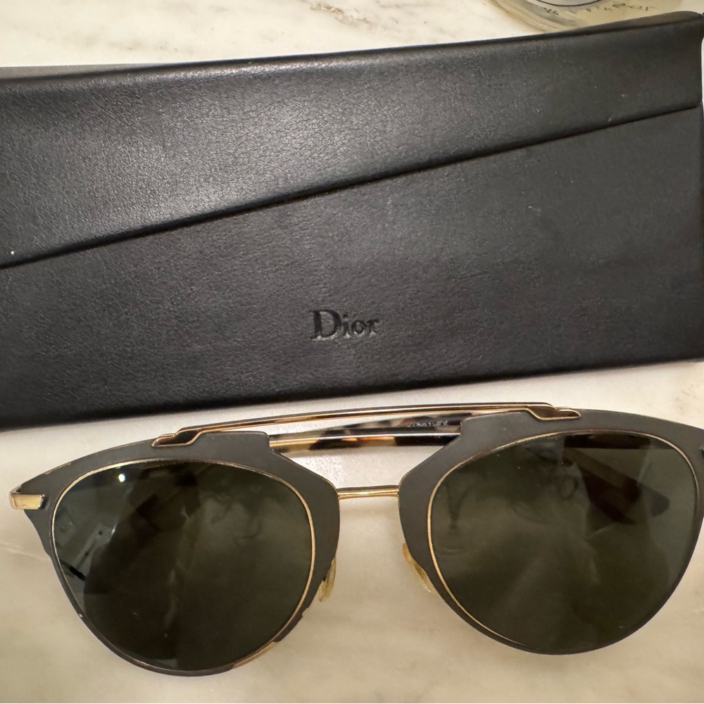 Dior “So Real” Grey, black and gold Sunglasses